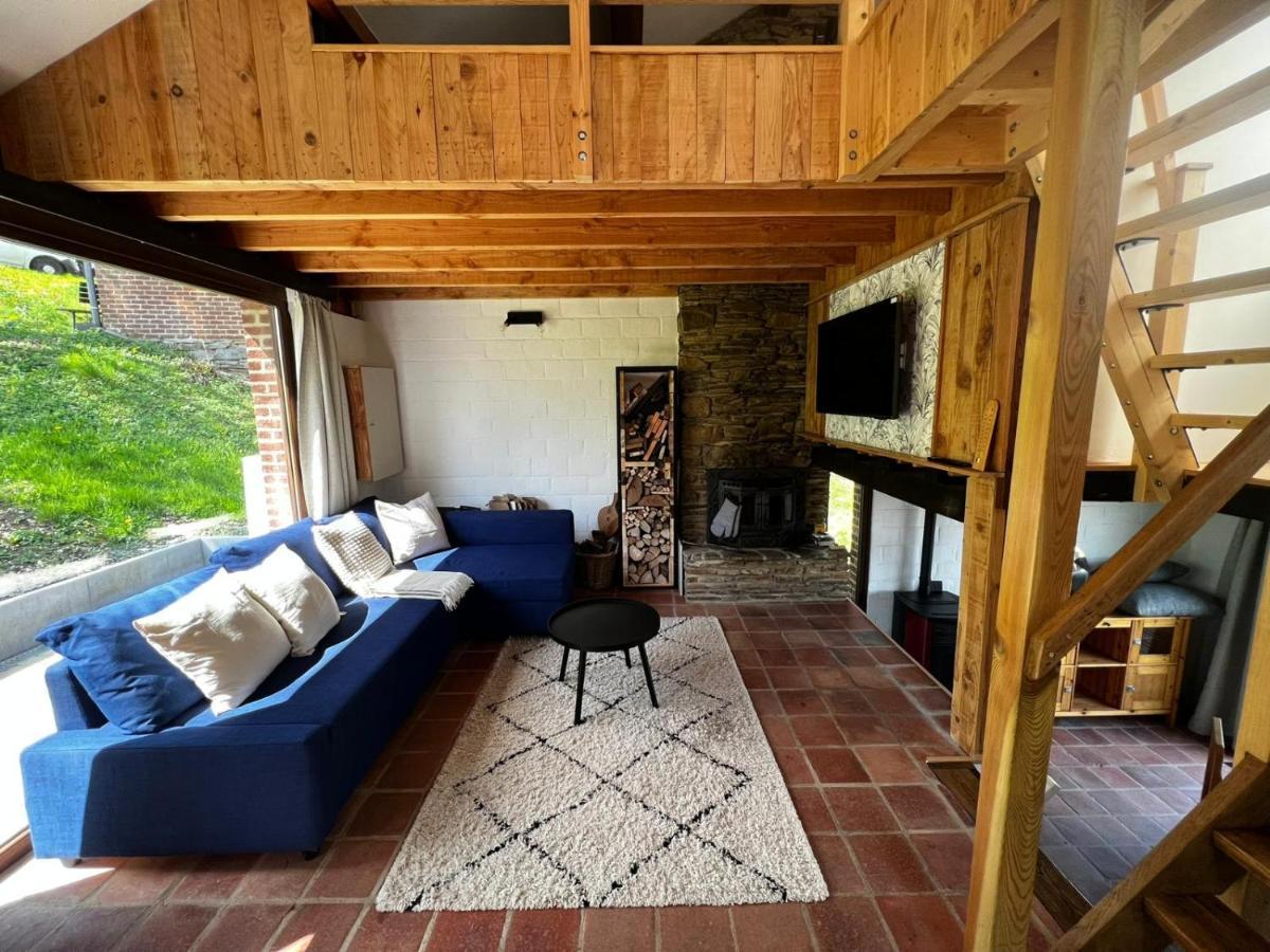 La Cabane D'Helie - Cottage En Pleine Foret - Domaine Du Bonsoy Hastiere-par-dela Bagian luar foto